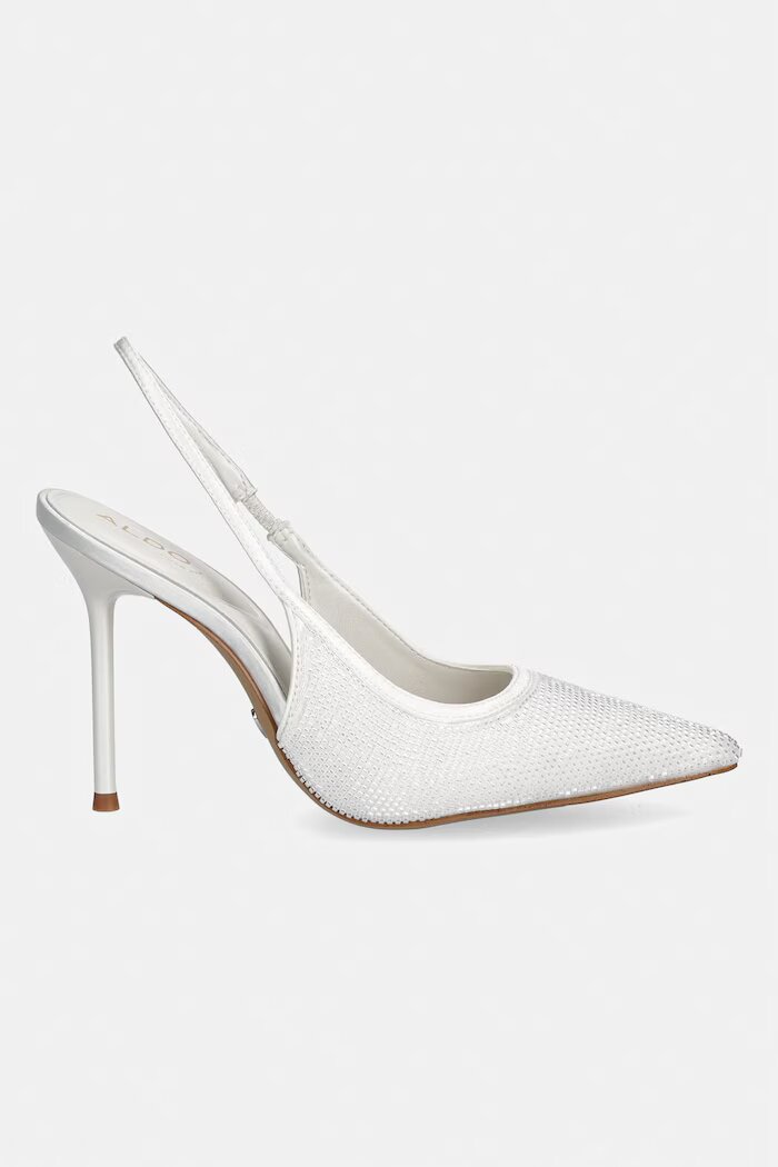 Aldo обувки с ток PEARLESCENT бели 14296114 Pillow Walk