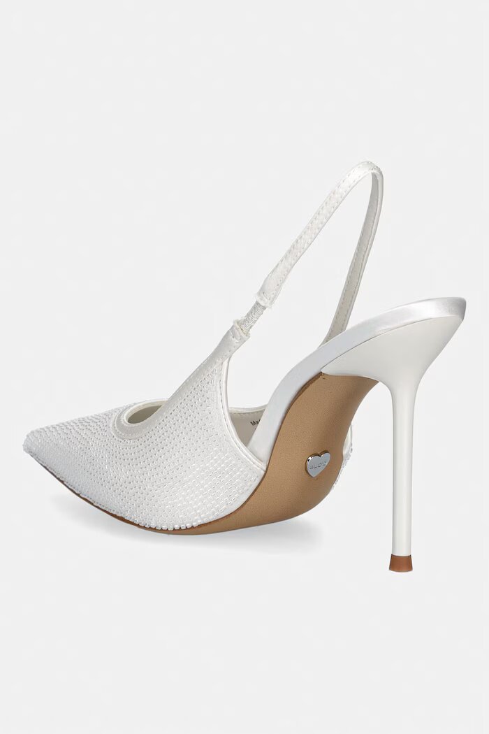 Aldo обувки с ток PEARLESCENT бели 14296114 Pillow Walk