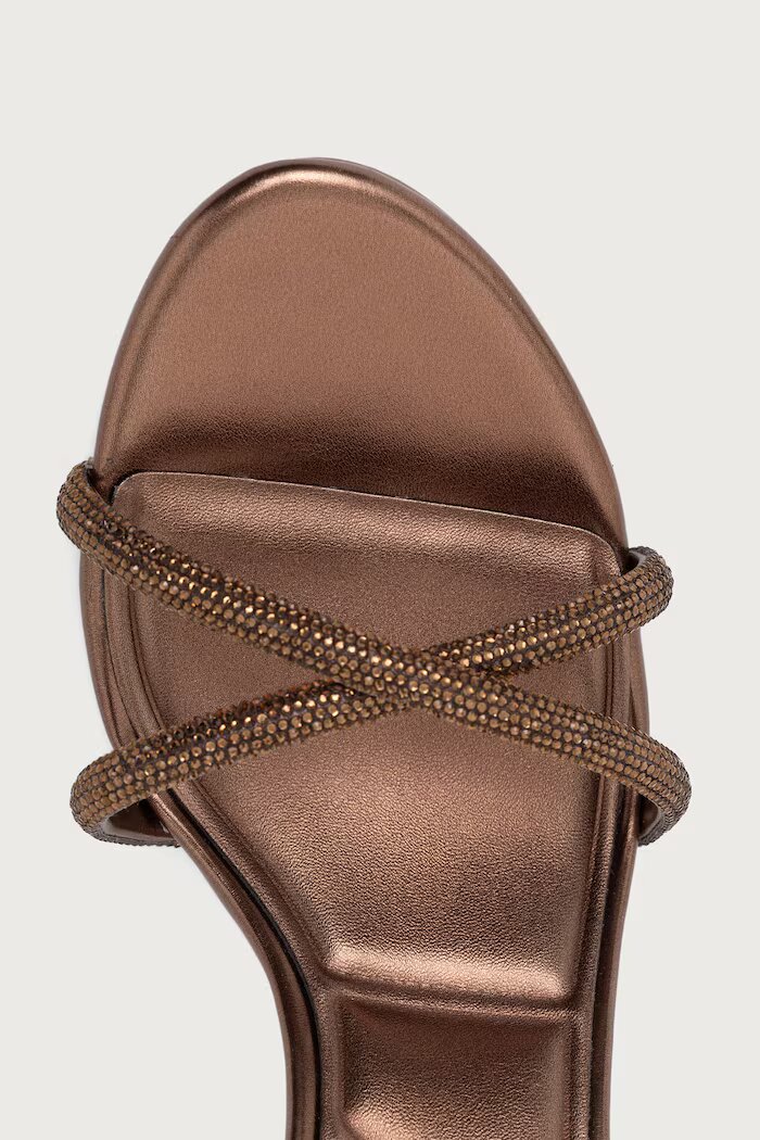 Aldo сандали с тънък ток MANAELDEN кафяви 14298373