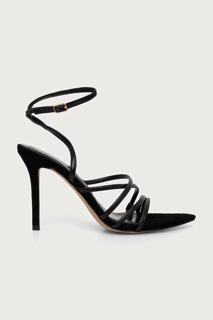 Aldo сандали с тънък ток SOLANIA черни 14405373