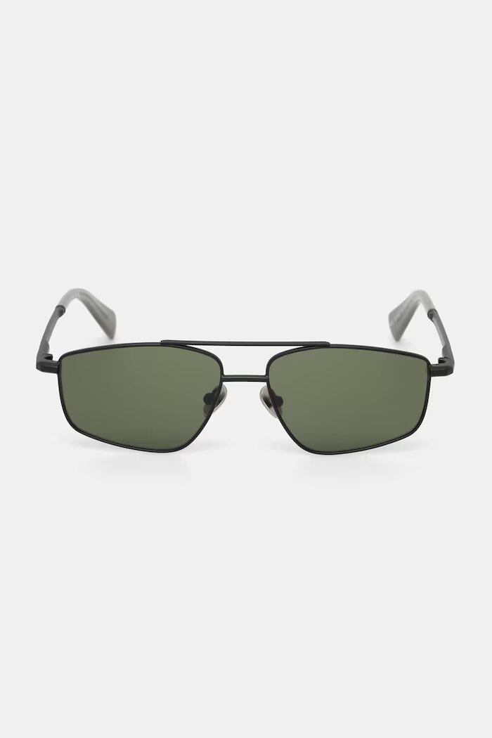 AllSaints авиаторски слънчеви очила дамски Virgo черни ALS7011