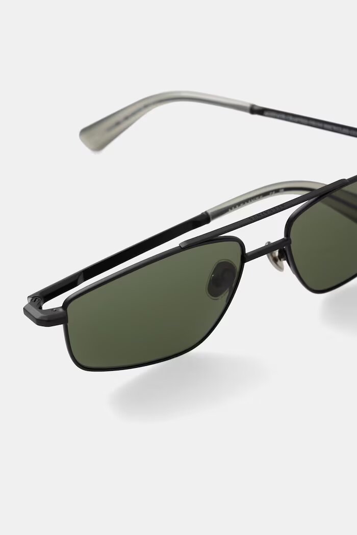 AllSaints авиаторски слънчеви очила дамски Virgo черни ALS7011