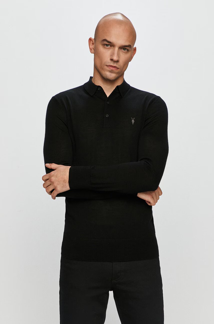 AllSaints Блуза с дълъг ръкав Mode Merino LS Polo