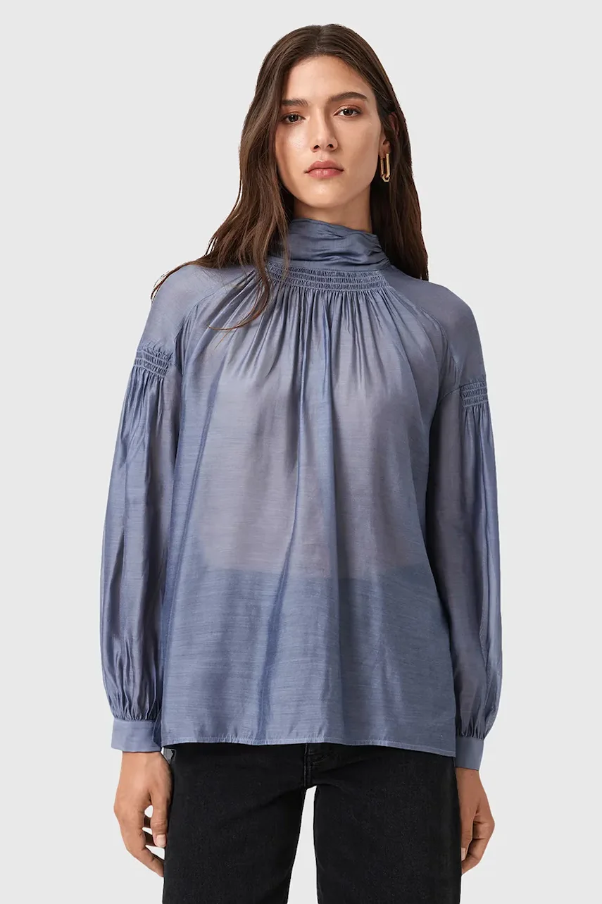 AllSaints Блуза с коприна PEARLA
