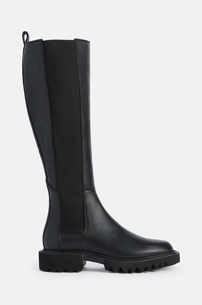 AllSaints Ботуши Maeve Boot в черно с равна подметка W098FB