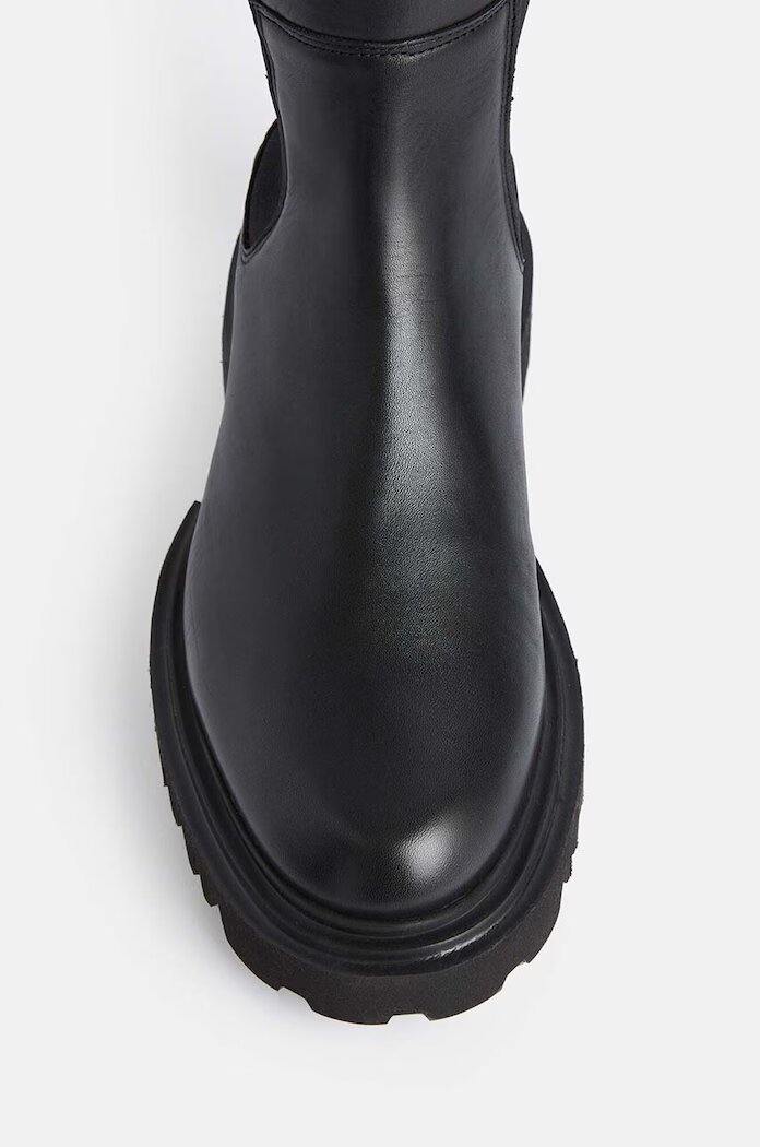 AllSaints Ботуши Maeve Boot в черно с равна подметка W098FB