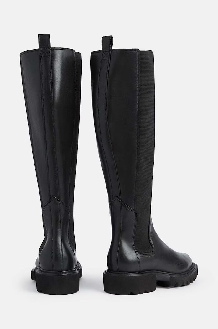 AllSaints Ботуши Maeve Boot в черно с равна подметка W098FB