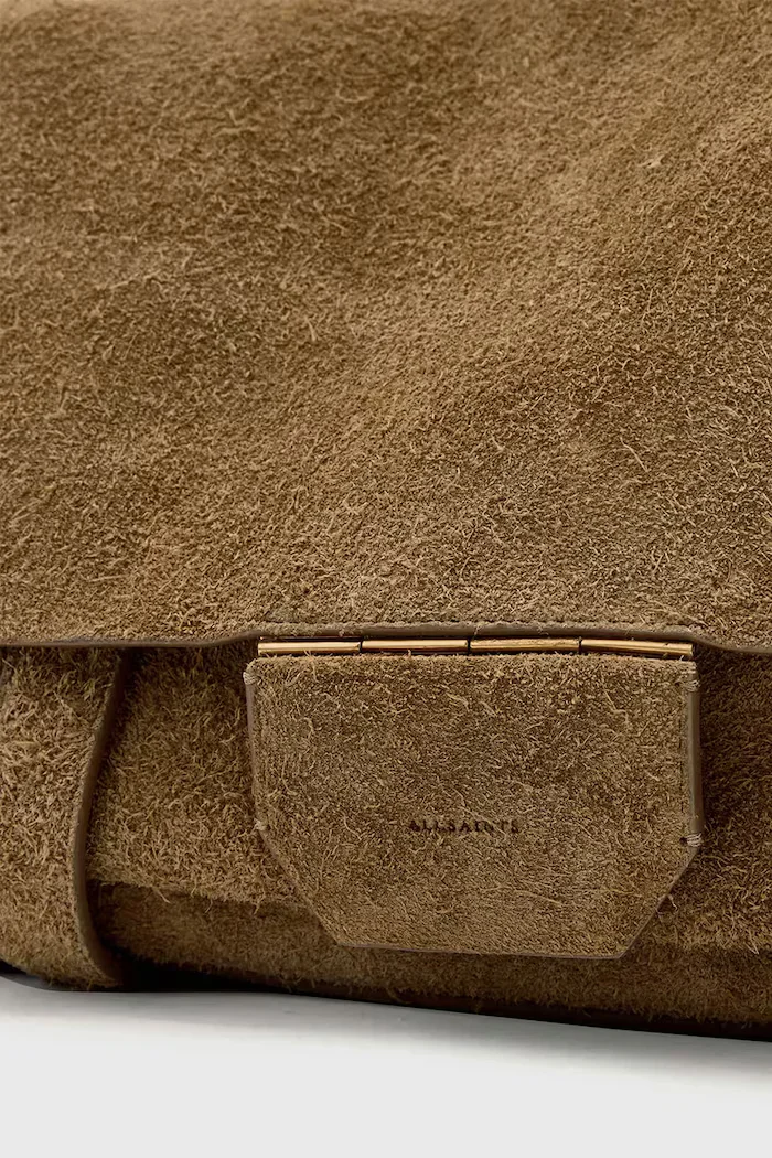 AllSaints Чанта от набук URSA в жълто W096XE