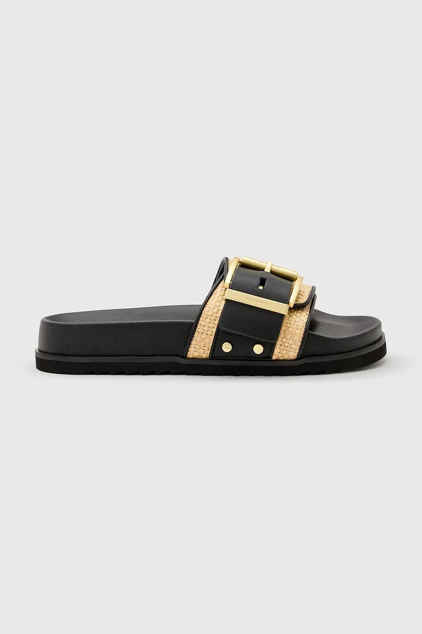 AllSaints Чехли Ellie Raffia Slider