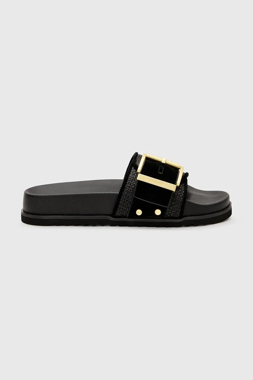 AllSaints Чехли Ellie Raffia Slider