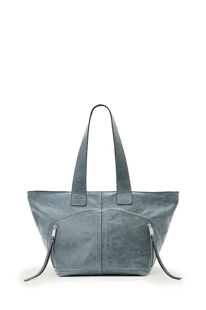 AllSaints дамски от кожа JEAN син W130XE