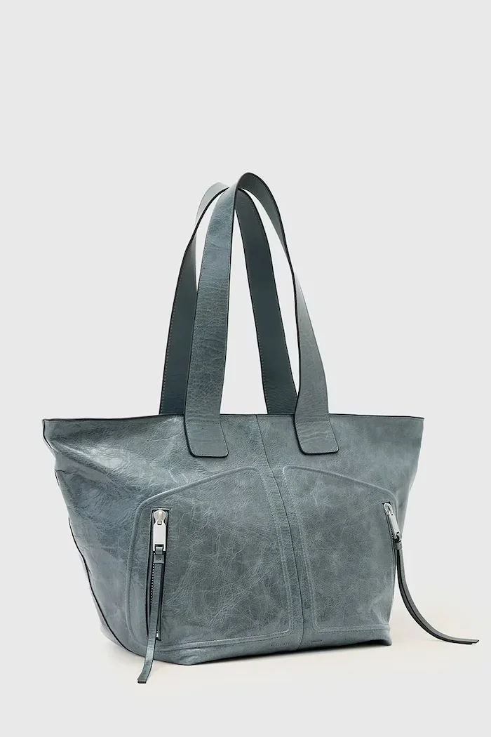AllSaints дамски от кожа JEAN син W130XE