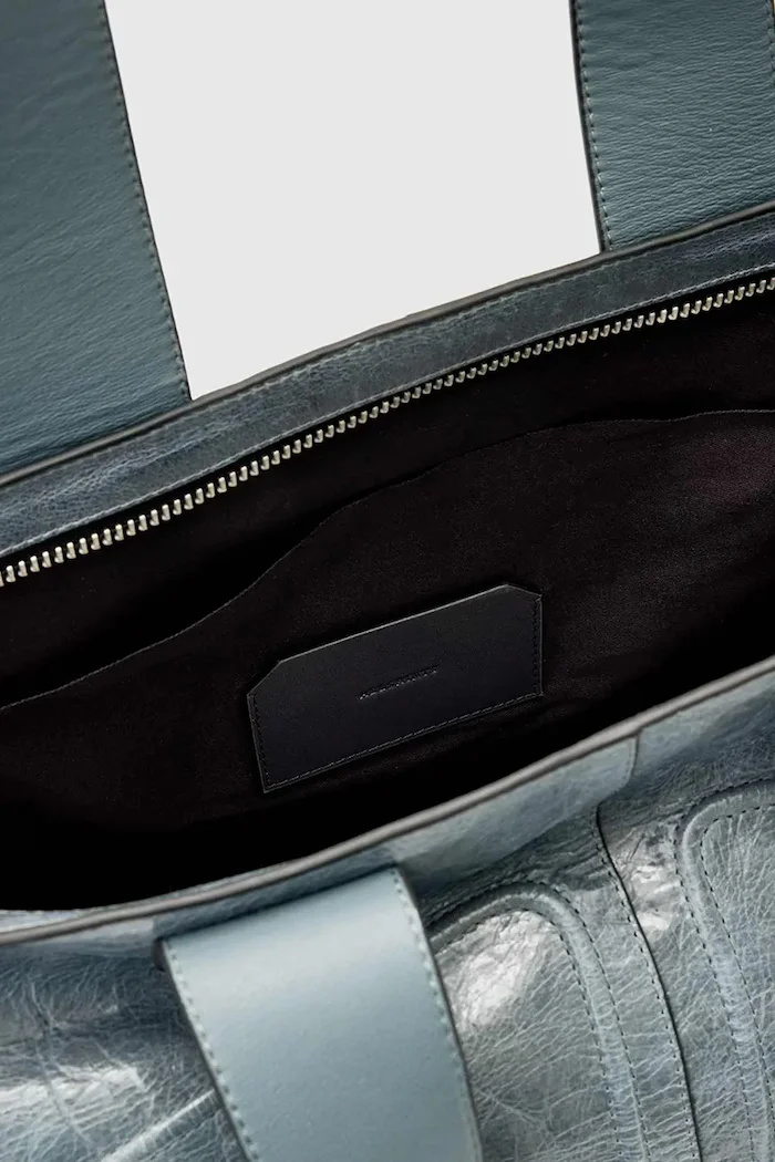 AllSaints дамски от кожа JEAN син W130XE