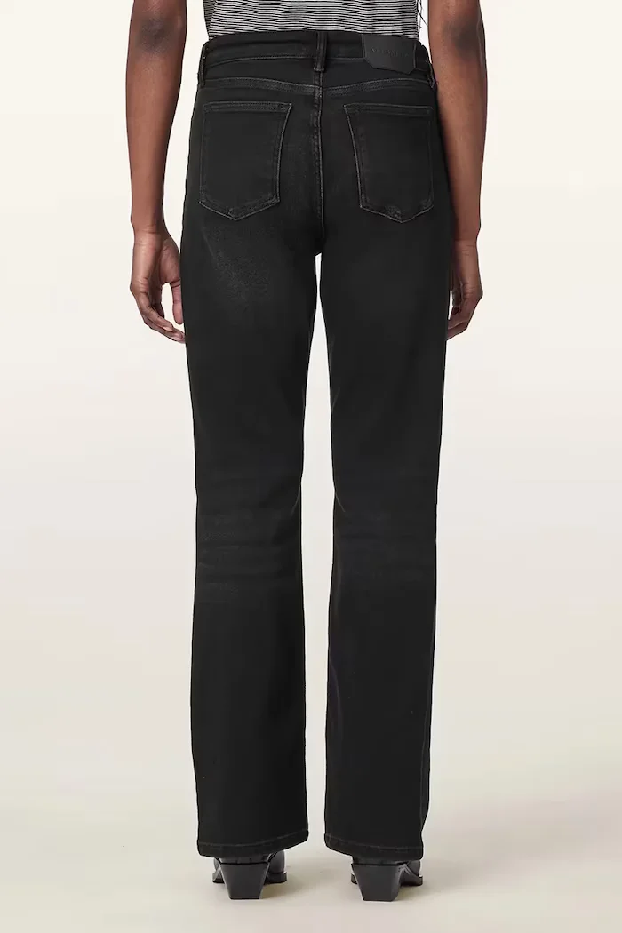 AllSaints дънки bootcut дамски черни
