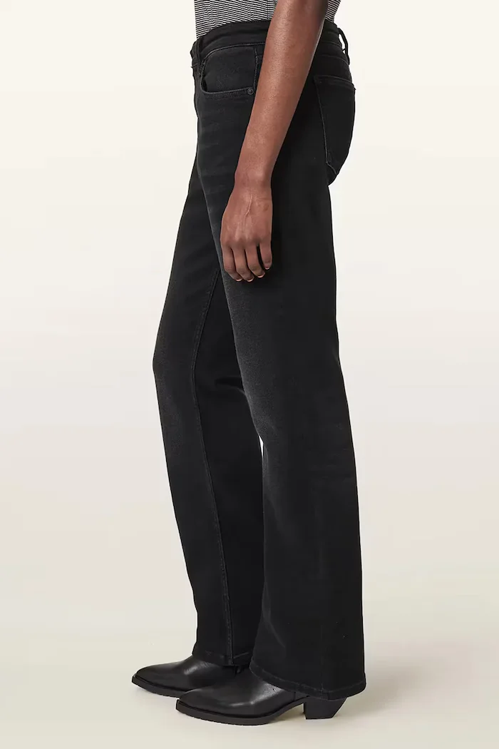 AllSaints дънки bootcut дамски черни