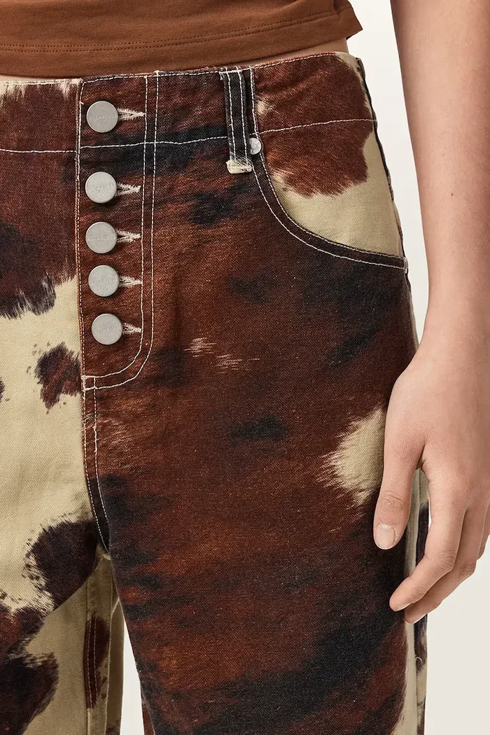 AllSaints Дънки TAY с висока талия W042EE