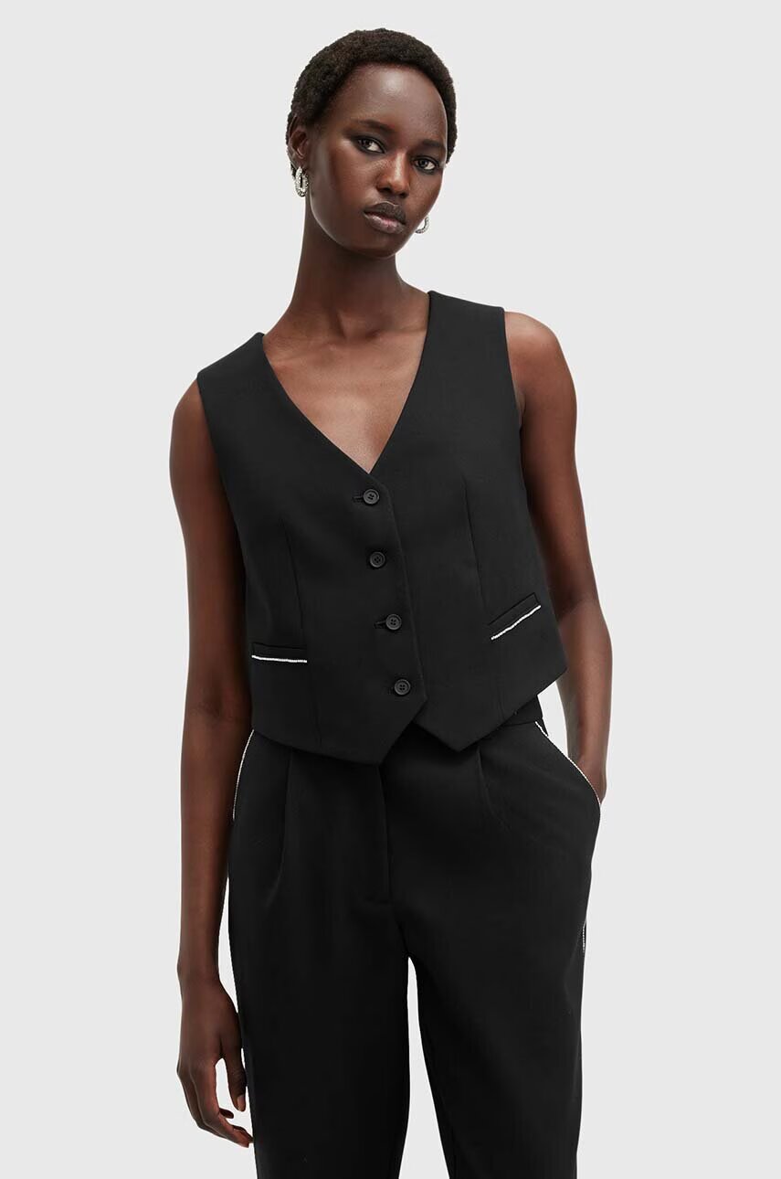 AllSaints Елек с вълна ATLAS KRYS WAISTCOAT