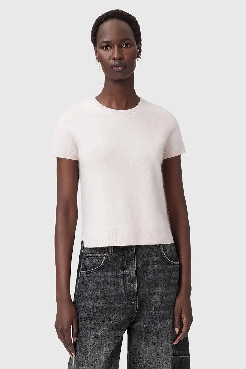 AllSaints Кашмирена тениска REBEL TEE