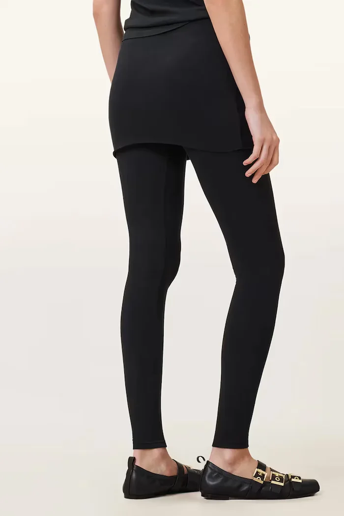 AllSaints Клин RAFFI в черно с изчистен дизайн W079TD