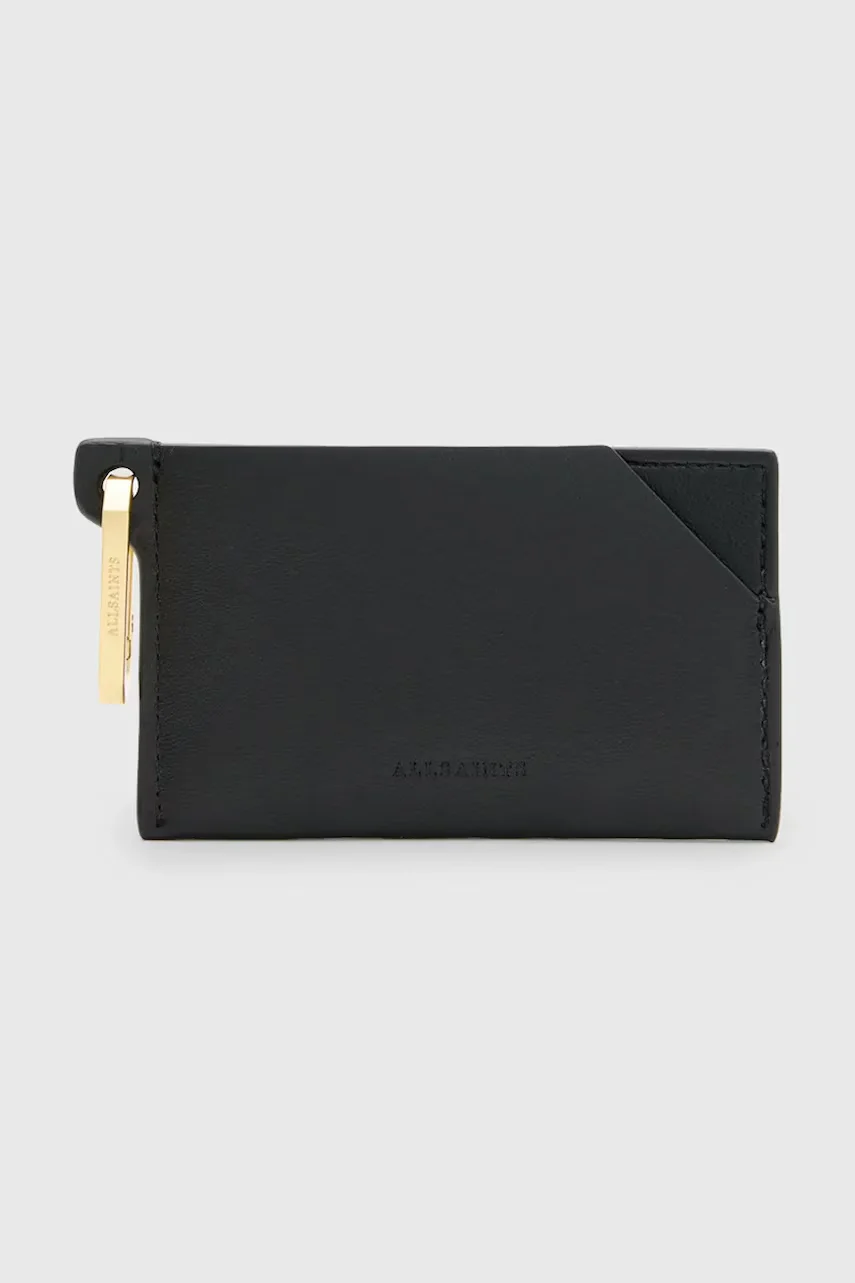 AllSaints Кожен калъф за карти HEX CARDHOLDER
