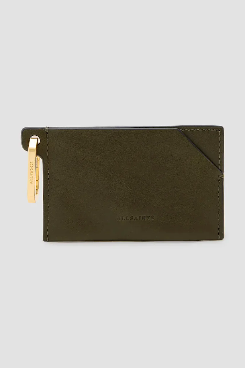 AllSaints Кожен калъф за карти HEX CARDHOLDER