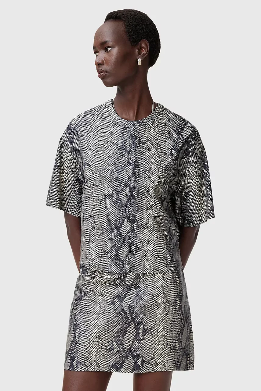AllSaints Кожена блуза RENAI