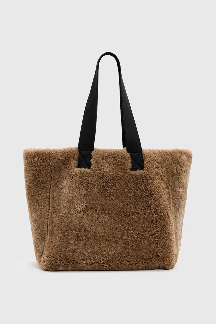 AllSaints Кожена чанта с две лица IZZY SHEARLING