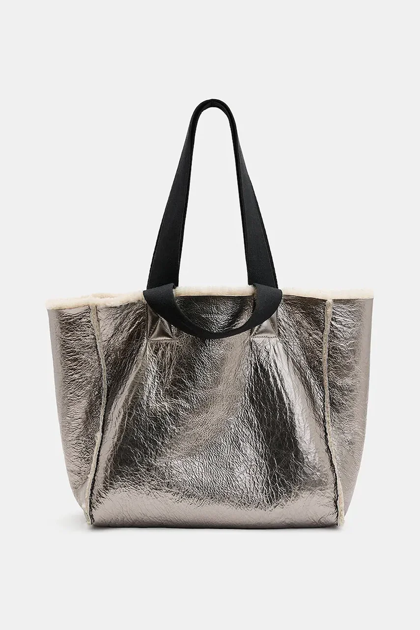 AllSaints Кожена чанта с две лица IZZY SHEARLING