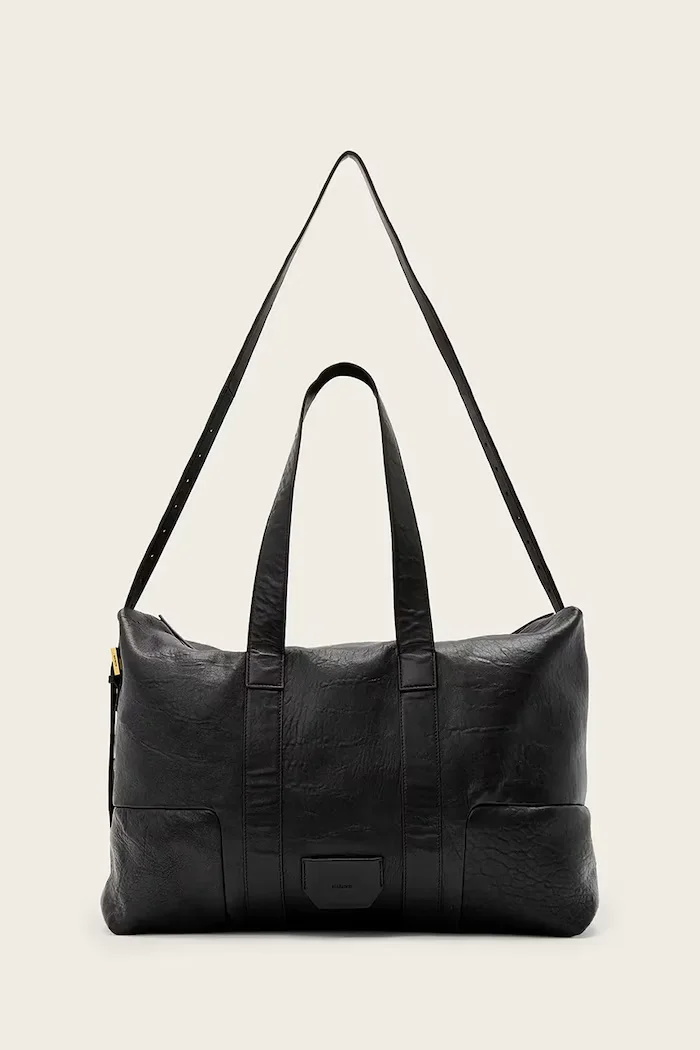 AllSaints Кожена чанта в черно W512XD