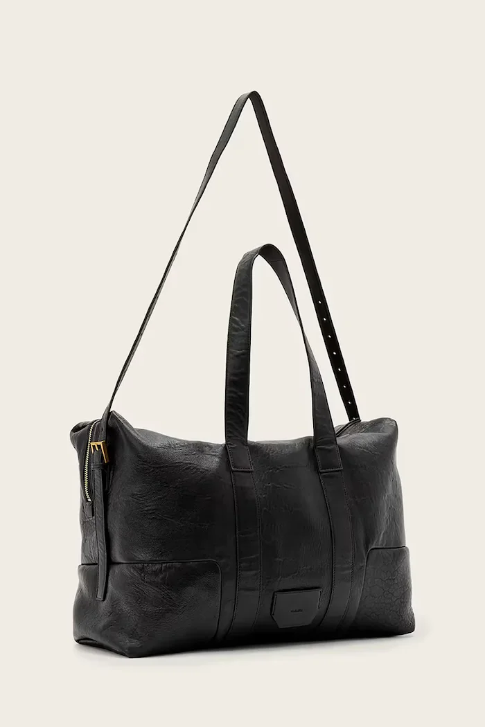 AllSaints Кожена чанта в черно W512XD