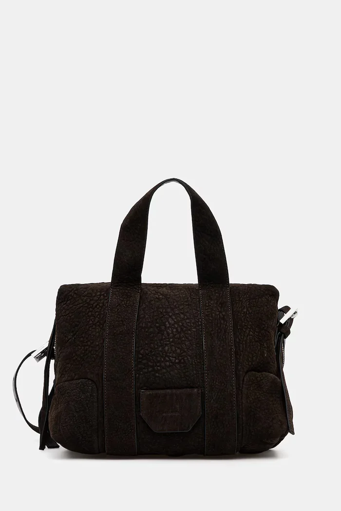 AllSaints Кожена чанта в кафяво W615XD
