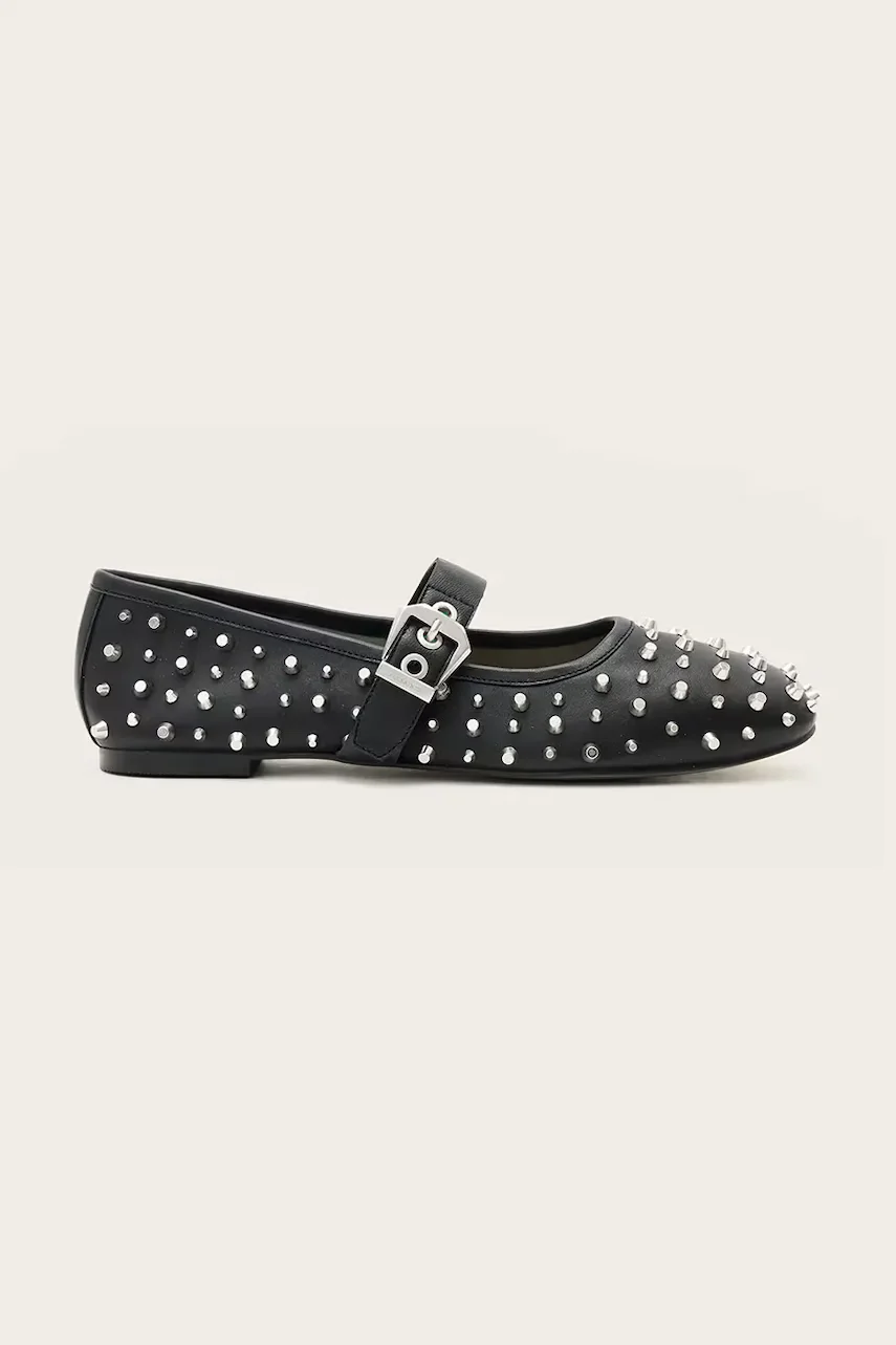 AllSaints Кожени балеринки Holly Stud Shoe