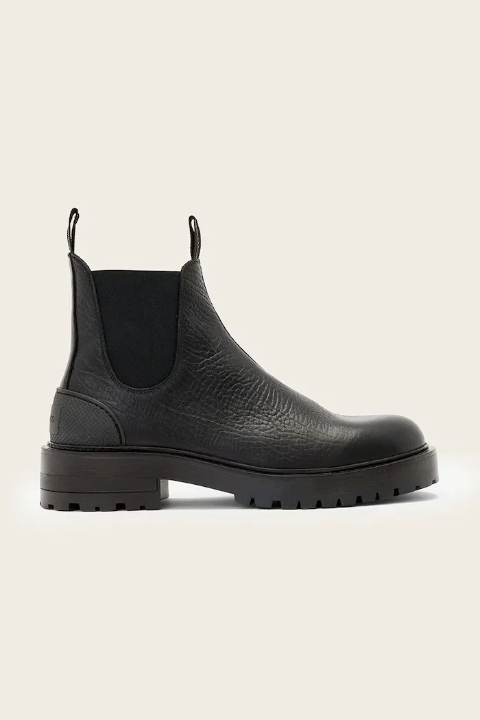 AllSaints Кожени боти челси Mccoy Chelsea Boot мъжки в кафяво M044FD