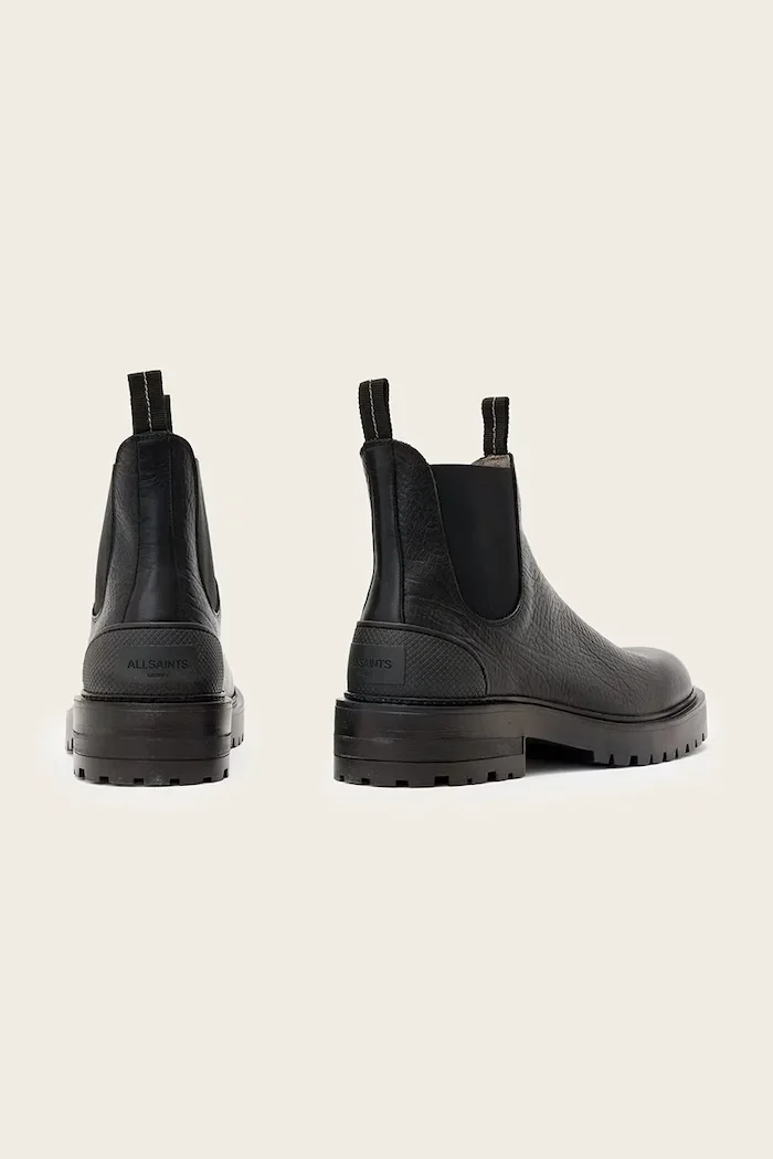 AllSaints Кожени боти челси Mccoy Chelsea Boot мъжки в кафяво M044FD
