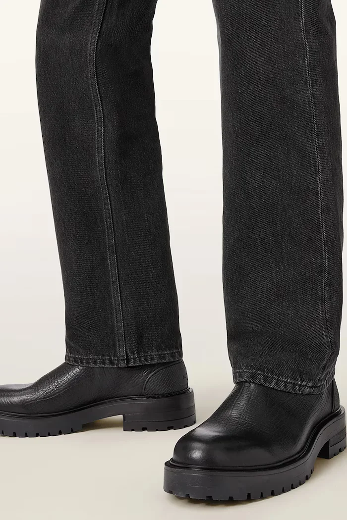 AllSaints Кожени боти челси Mccoy Chelsea Boot мъжки в кафяво M044FD