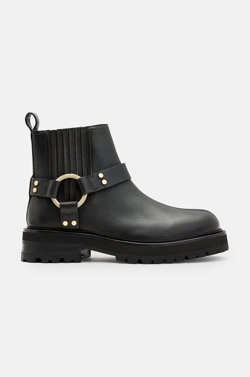 AllSaints Кожени боти Maddie Biker Boot