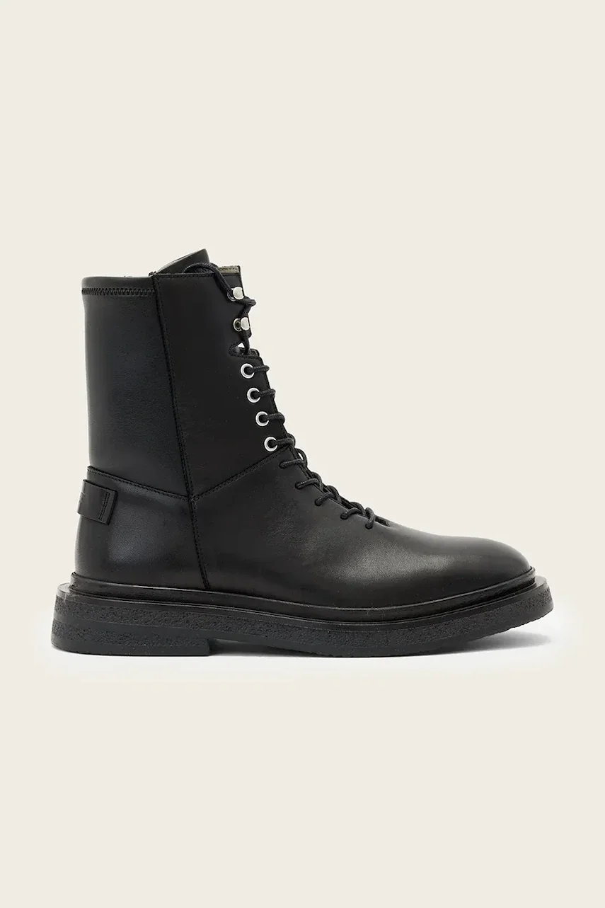 AllSaints Кожени кубинки Escher Lace Up Boot
