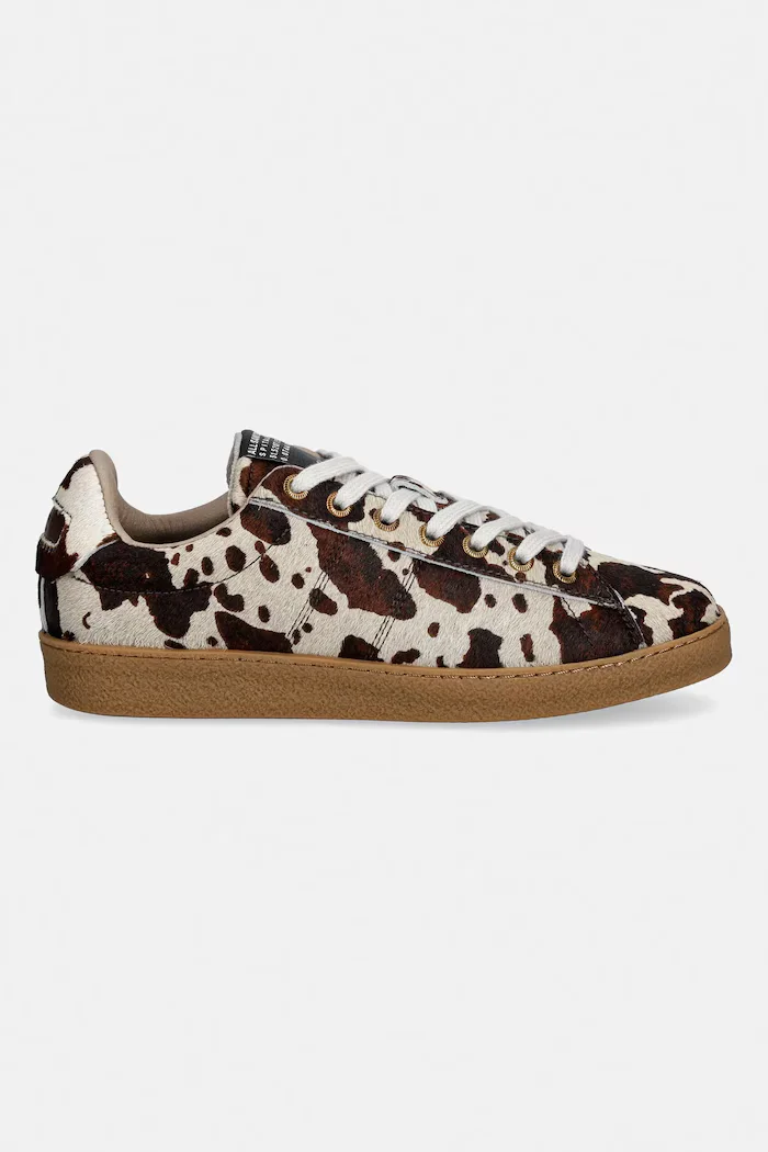 AllSaints Кожени маратонки Leon Sneaker в бежово W060FE