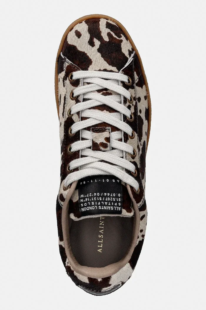 AllSaints Кожени маратонки Leon Sneaker в бежово W060FE