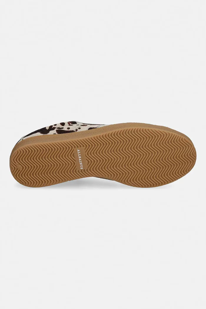 AllSaints Кожени маратонки Leon Sneaker в бежово W060FE