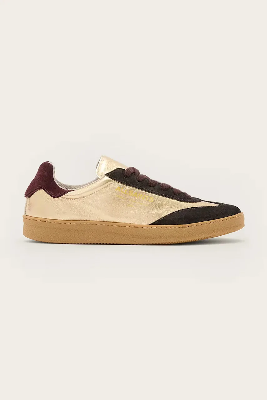 AllSaints Кожени маратонки Thelma Metallic Sneaker