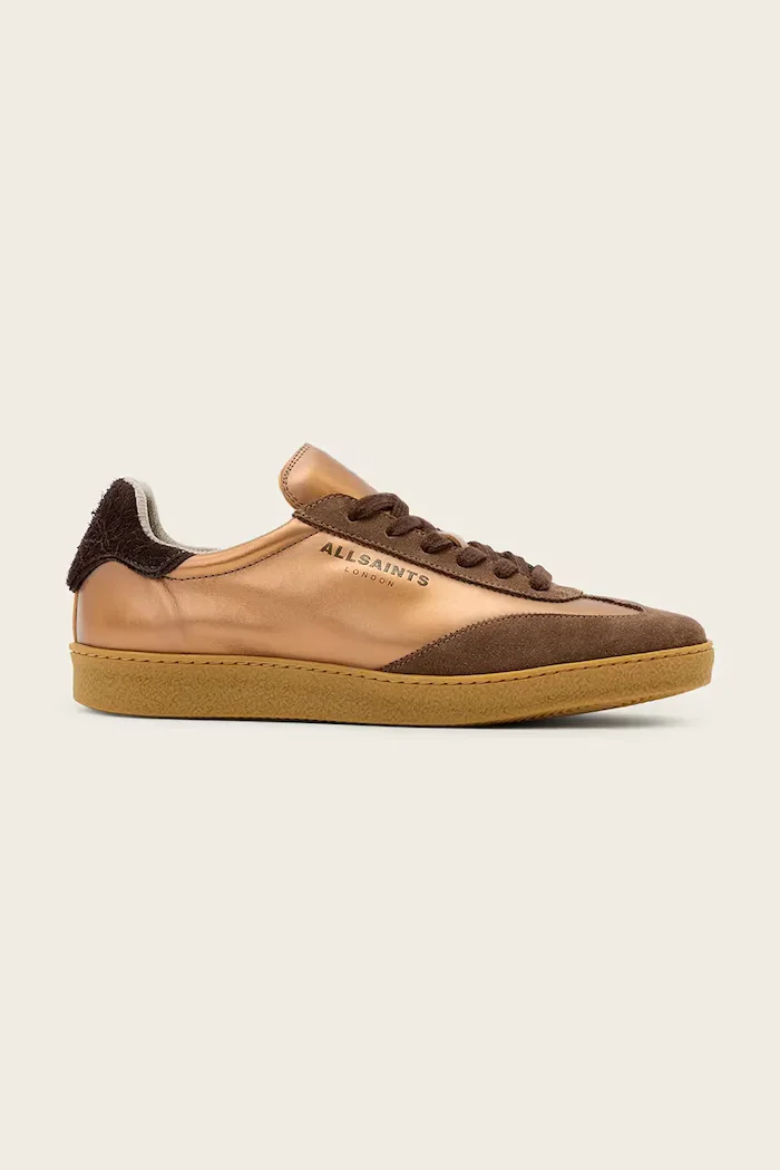 AllSaints Кожени маратонки Thelma Sneaker в бежово W111FB