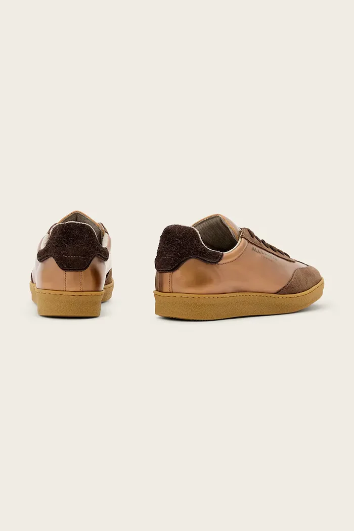 AllSaints Кожени маратонки Thelma Sneaker в бежово W111FB