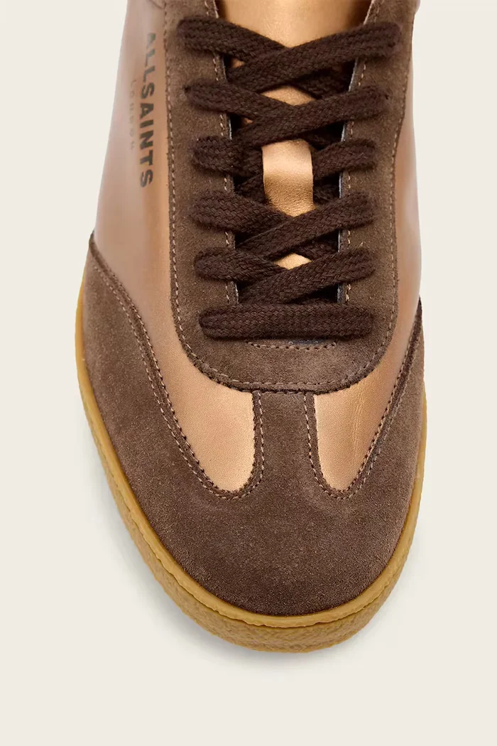 AllSaints Кожени маратонки Thelma Sneaker в бежово W111FB