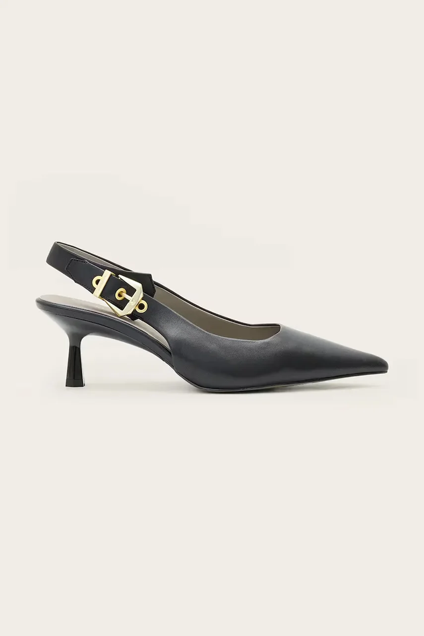 AllSaints Кожени обувки с тънък ток Idiya Slingback
