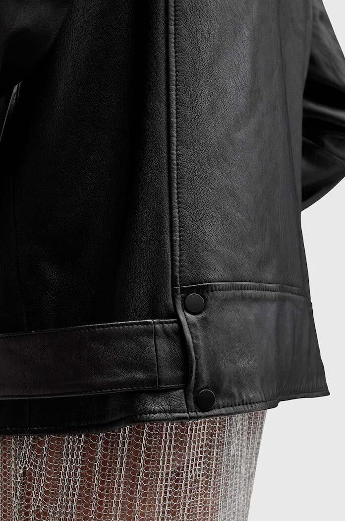 AllSaints Кожено яке BILLIE в черно преходен модел W091LB