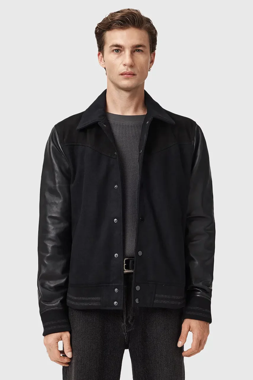 AllSaints Кожено яке ENDLETON