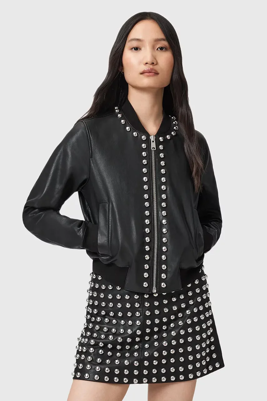 AllSaints Кожено яке ORTEN