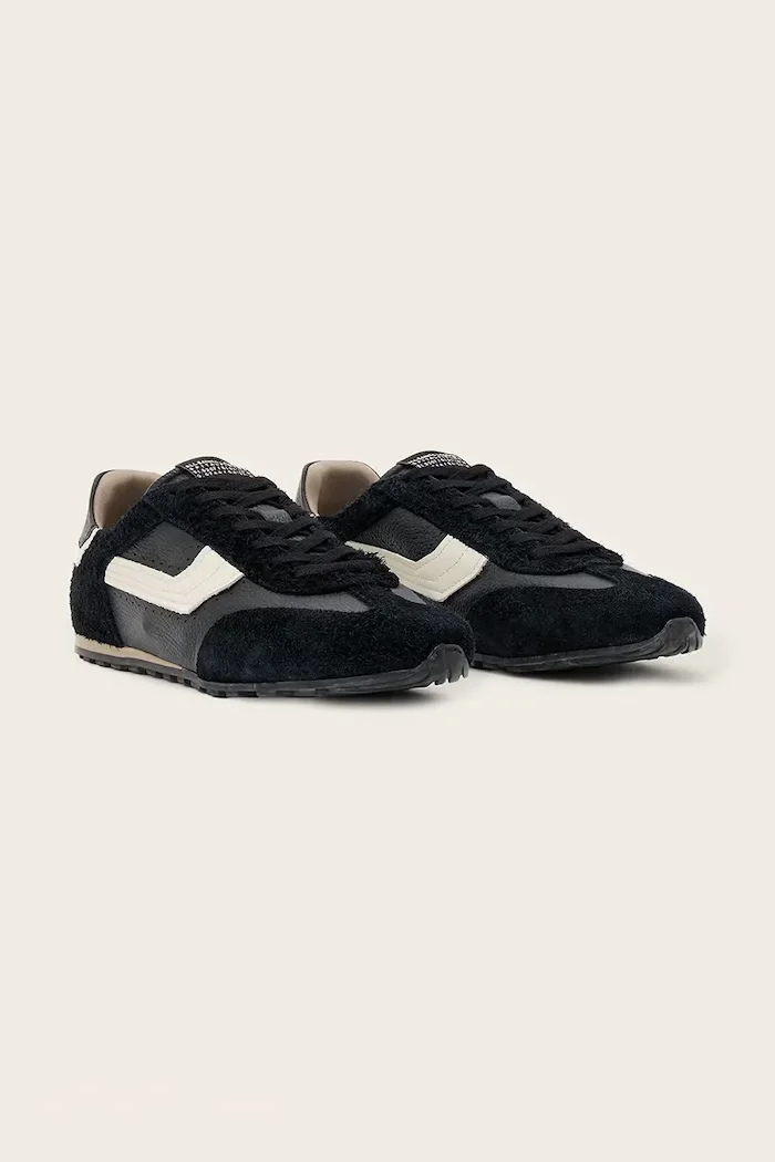 AllSaints Liam Hex Low Top маратонки мъжки от кожа черни M005FF