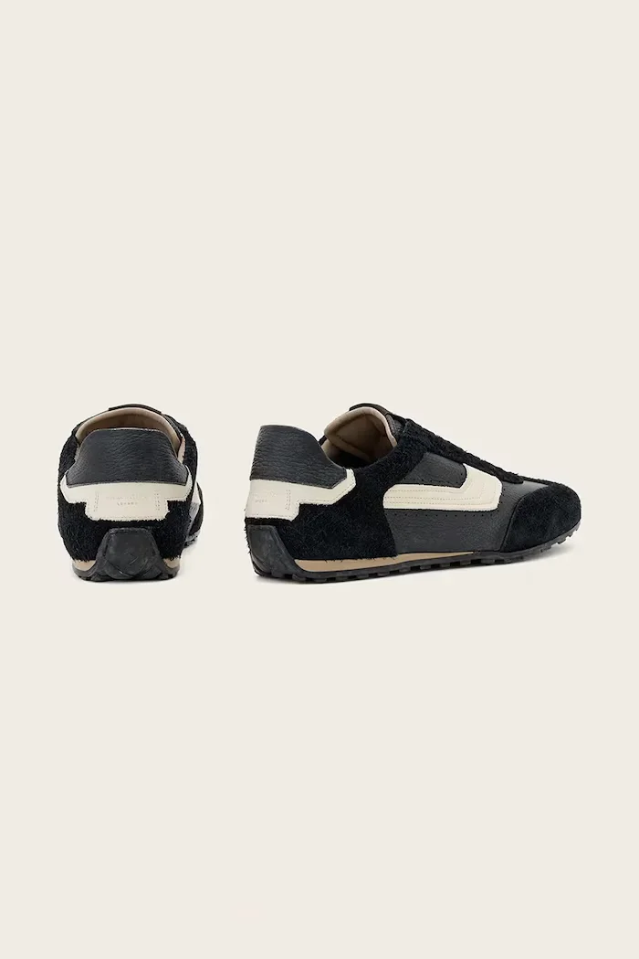 AllSaints Liam Hex Low Top маратонки мъжки от кожа черни M005FF